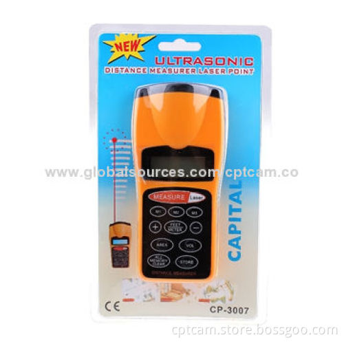 CP-3007 Ultrasonic Distance Measures with Laser Point Aiming, ±0.5% Accuracy